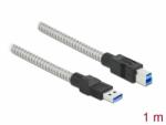 Delock Cablu USB 3.2-A Gen 1 la USB-B T-T izolatie metalica 1m, Delock 86778 (86778)