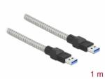 Delock Cablu USB 3.2-A Gen 1 la USB-A T-T izolatie metalica 1m, Delock 86775 (86775)