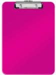 LEITZ Clipboard LEITZ WOW, simplu, PS, A4, 100 coli, roz (L-39710023)
