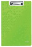 LEITZ Clipboard LEITZ WOW, dublu, polyfoam, A4, 100 coli, verde (L-41990054) - birotica-asp