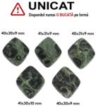  Pandantiv Jasp Kambaba Romb Fatetat - 40-41 x 30-31 x 9-10 mm - 1 Buc