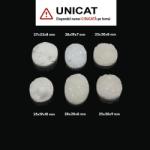  Cabochon din Cuart Alb Druzy de Forma Ovala - 23-28 x 19-28 x 7-10 mm