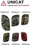  Cabochon Jasp Sangele Dragonului Neregulat - 27-50x17-26x4-6 mm