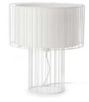 Faro Barcelona LINDA asztali lámpa, fehér, E27 foglalattal, IP20, 29307 (29307)