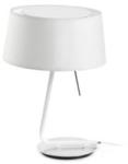 Faro Barcelona HOTEL asztali lámpa, fehér, E27 foglalattal, IP20, 29942 (29942)