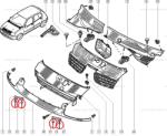 Automobile Dacia Mioveni Nit G4.8X12.7 , Original Renault 7703072256 Kft Auto (7703072256)