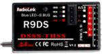  R9DS 10 csatornás , 2.4GHz vevő dsss&fhss (R9DS)