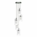  Lustra suspendata design modern Duo 5L crom 2305-5 SRT (2305-5 SRT)