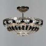 Glass LPS Plafonier cristal Bohemia L15 365/06/6 half black (L15 365/06/6 half black Ni)