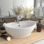 vidaXL 58,5x39 cm matt white (146932)