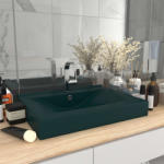 vidaXL 60x46 cm matt dark green (147025)