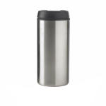 XD Cana de calatorie 300 ml, XD, MO, pp, otel inoxidabil, argintiu, breloc inclus din piele ecologica si metal (EVE08-P432-192)