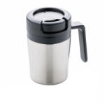 XD Cana de cafea 160 ml, perete dublu, XD, CE02, polipropilena, otel inoxidabil, argintiu, breloc inclus (EVE08-P432-942)