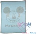  Kötött takaró 75 x 100 cm - Kék nagy Mickey