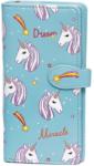 Shagwear kék unikornis mintás pénztárca (W009818z-B)