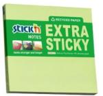 STICK N Öntapadós jegyzettömb STICK`N extra erõs 76x76mm újrahasznosított pasztell zöld 90 lap (21602) - tonerpiac