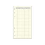 SATURNUS Kalendárium betét, költségtervező L , SATURNUS (NKL365)