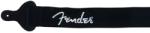 Fender Black Polyester Logo Straps with White Logo