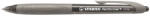 STABILO Golyóstoll, 0, 35 mm, nyomógombos, szürke tolltest, STABILO "Performer+", fekete (TST32846) (TST32846)