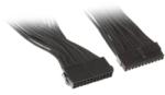 SilverStone Cablu prelungitor Silverstone 24 pini ATX, 30cm, Black, PP07-MBB