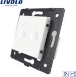 LIVOLO Modul intrerupator tactil dublu cap scara Zig Bee seria noua (VL-FC2SZ-2WP)