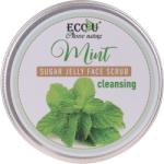 Eco U Arctisztító radír mentával és cukorzselével - Eco U Cleansing Mint Sugar Jelly Face Scrub 140 g