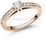  E118RB49 - GYÉMÁNT: 0.49 CT (=mm4.1Ø) Eljegyzési Gyűrű (E118RB49)