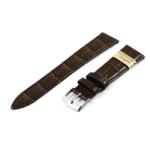 Morellato Curea de ceas Morellato Green Collection - Culoare Maro, imprimeu Crocodil - 20mm - A01X4473B43032CR (A01X4473B43032CR)