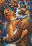 Art Puzzle - Puzzle Dansul pisicilor îndragostite - 1 000 piese Puzzle