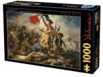 D-Toys - Puzzle Delacroix Eugène: Libertatea conducând poporul - 1 000 piese Puzzle