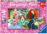 Ravensburger - Puzzle 2x12 Printesa Disney - 40 - 99 piese Puzzle