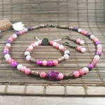 Boho Spirit Vidámság rózsája ásvány szett