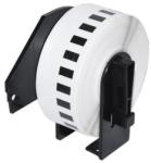 Makki съвместими етикети Brother DK-22214 - White Continuous Length Paper Tape 12mm x 30.48m, Black on White - MK-DK-22214 (MK-DK-22214) - megamag
