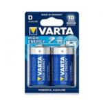 VARTA High Energy LR20/D, 2 buc/set Baterii de unica folosinta