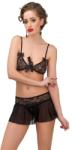 TET Lingerie Set 3 piese Norma negru S/M