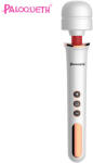 Paloqueth Powerful Massage Wand Rechargable White-Gold Vibrator