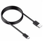  USB töltő- és adatkábel, USB Type-C, 100 cm, Samsung, fekete, gyári
