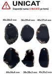  Pandantiv Agata Colorata Neregulata cu Gaura - 36-44 x 21-34 x 3-5 mm - 1 Buc