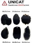  Pandantiv Agata Colorata Neregulata cu Gaura - 37-50 x 24-37 2-4 mm - 1 Buc