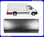 RENAULT MASTER 3 2010.04-2019.08 Hátsó sárvédő hátsó rész jobb 30x65cm "hosszú L4-tengelytáv: 4332mm" (külső javítólemez) POTRYKUS P60N18496