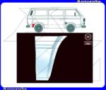 VW TRANSPORTER T3 1979.07-1990.08 Hátsó sárvédő hátsó sarok jobb KLOKKERHOLM 9557604