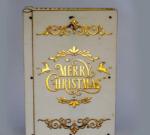 Iris Karácsonyi könyv mintás fénydekoráció (306-01)