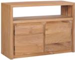 vidaXL Servantă, 80 x 30 x 60 cm, lemn masiv de tec (282847) Comoda