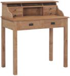 vidaXL Birou, 90x50x100 cm, lemn masiv de tec (282851)