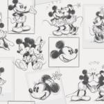 Noordwand Kids at Home Tapet Mickey and Minnie, schiță negru și alb 102712 (425340)