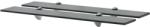 vidaXL Rafturi suspendate, 2 buc. , 70 x 20 cm, sticlă, 8 mm (3051530) Raft