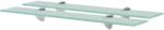vidaXL Rafturi suspendate, 2 buc. , 60 x 20 cm, sticlă, 8 mm (3051521) Raft