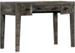 vidaXL Birou, negru, 110 x 50 x 75 cm, lemn masiv de mango (247913) - vidaxl