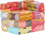 vidaXL Fotoliu puf modular, model petice, material textil (287697)