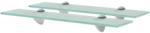 vidaXL Rafturi suspendate, 2 buc. , 50 x 20 cm, sticlă, 8 mm (3051520) Raft